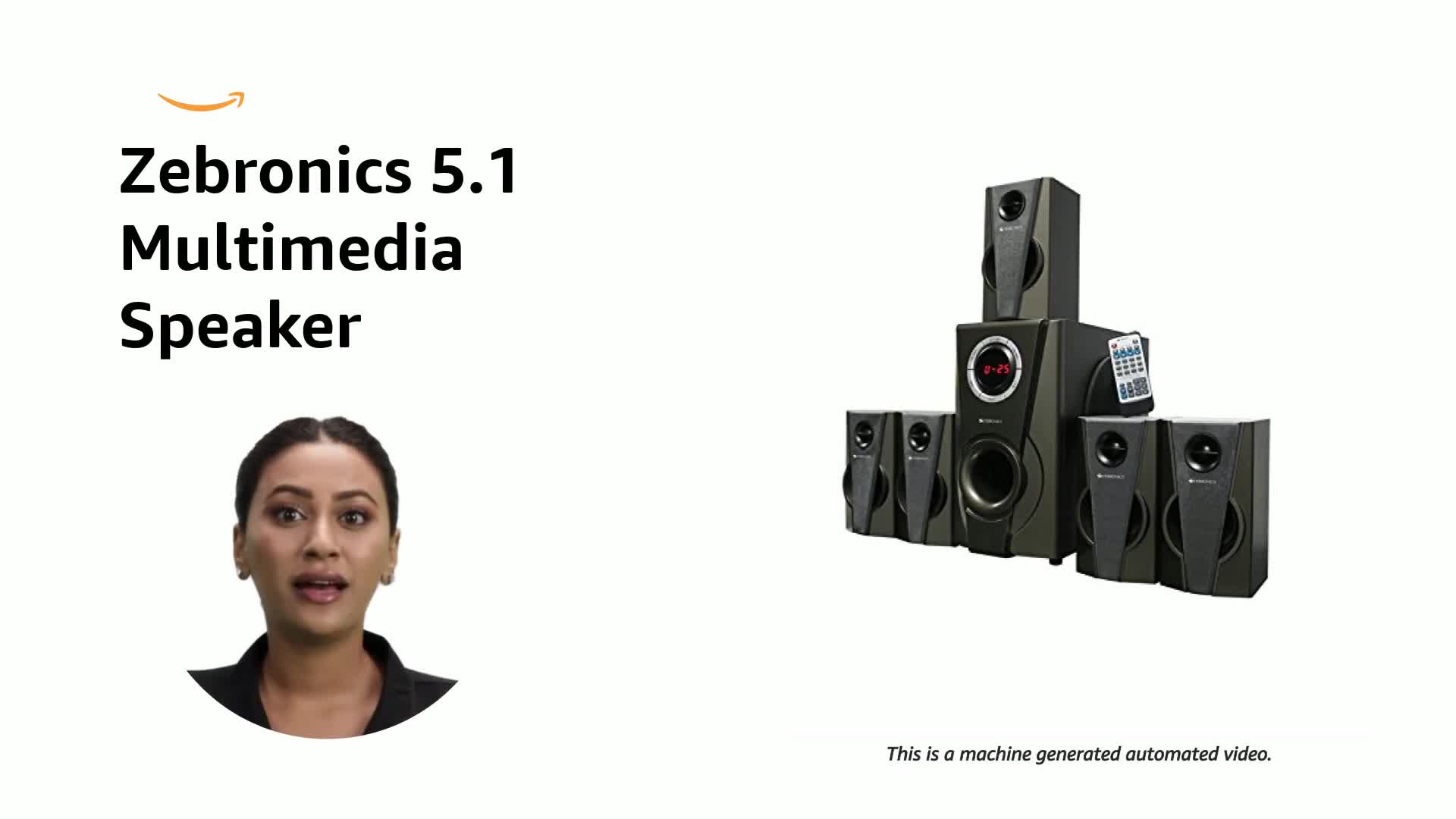 Amazon.in: Buy Zebronics ZEB-SW8500RUCF 5.1 Multimedia Speaker